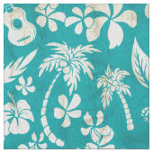 Makapuu Beach Hawaiian Batik Stof (Close Up)