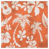 Makapuu Beach Hawaiian Batik Stof (Close Up)