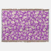 Makapuu Beach Hawaiian Batik Throw Blankets Deken (Voorkant)