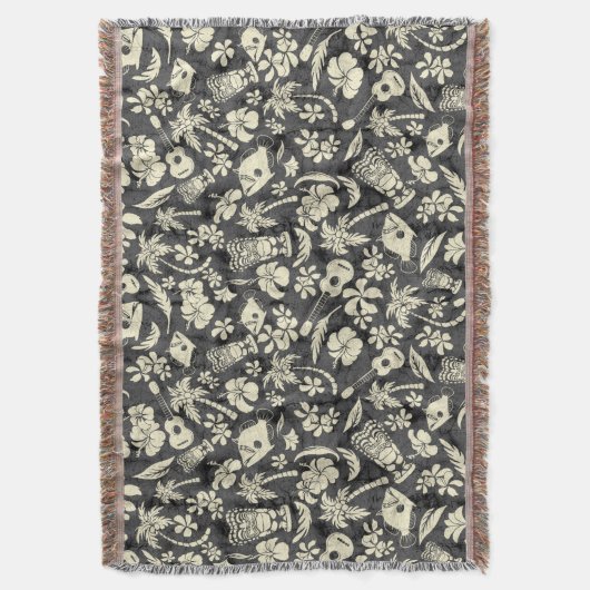 Makapuu Beach Hawaiian Batik Throw Blankets Deken (Voorkant Verticaal)