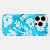 Makapuu Beach Hawaiian Batik Turquoise Case-Mate iPhone Case (Achterkant (horizontaal))