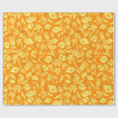 Makapuu Beach Hawaiian Batik Wrapping Paper Cadeaupapier (Vlak)