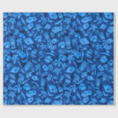 Makapuu Beach Hawaiian Batik Wrapping Paper Cadeaupapier (Vlak)