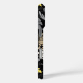 Makapuu Beach Hawaiian Batik Zwart Grijs Case-Mate iPhone Case (Achterkant / Rechts)