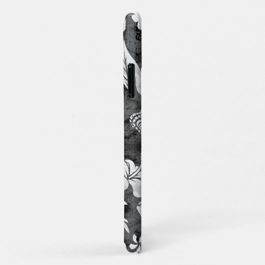 Makapuu Beach Hawaiian Charcoal Gray Batik Case-Mate iPhone Case (Achterkant/rechts)