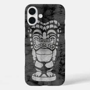 Makapuu Beach Hawaiian Laughing Tiki Batik iPhone 16 Plus Hoesje