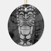 Makapuu Beach Hawaiian Laughing Tiki Batik Keramisch Ornament (Links)