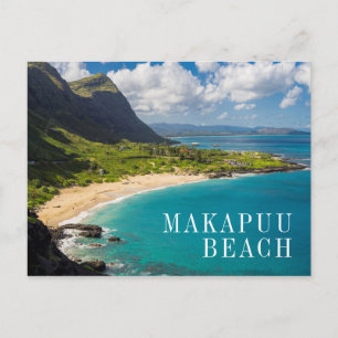 Makapuu Beach Kustlijn Briefkaart