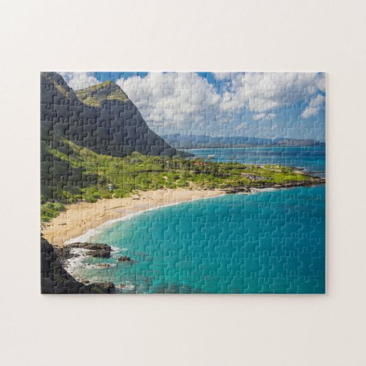 Makapuu Beach Kustlijn Legpuzzel (Horizontaal)