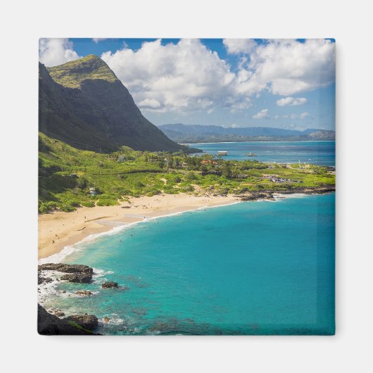 Makapuu Beach Kustlijn Magneet (Voorkant)