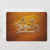 Makar Sankranti Feestdagenkaart (Voorkant)