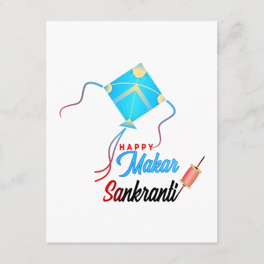 Makar Sankranti Informatiekaartje (Achterkant)