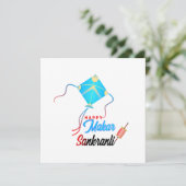 Makar Sankranti Kaart (Staand voorkant)