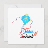 Makar Sankranti Kaart (Voorkant)