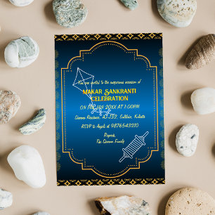 Makar Sankranti Uitnodiging viering