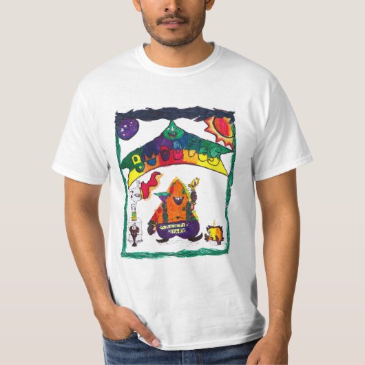 Makario Stark's boeddies T-shirt (Voorkant)