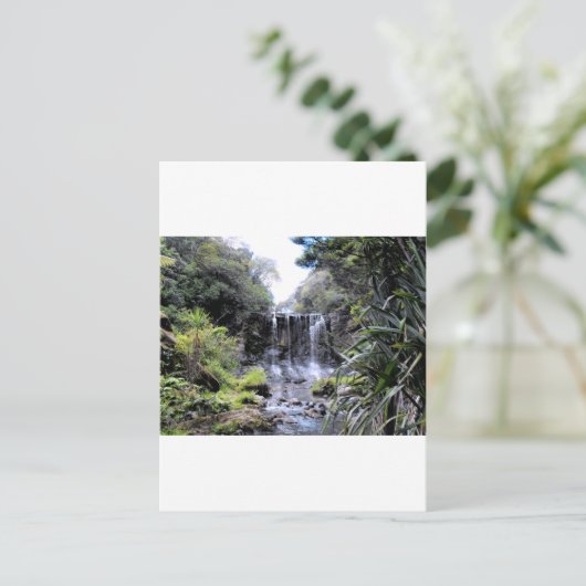 Makaroa Waterfall Briefkaart (Staand voorkant)