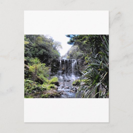 Makaroa Waterfall Briefkaart (Voorkant)