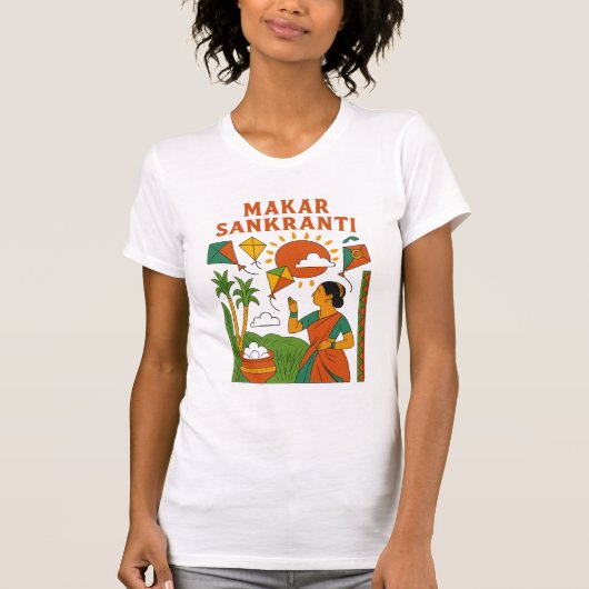 MakarSankranti T-shirt (Voorkant)
