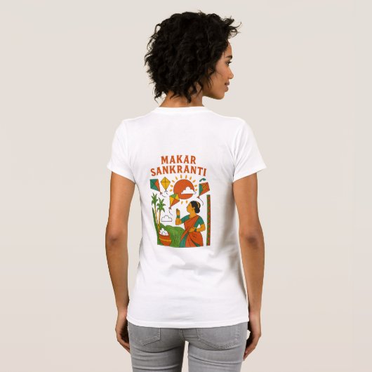 MakarSankranti T-shirt (Achterkant volledig)