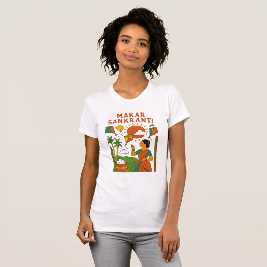 MakarSankranti T-shirt (Voorkant volledig)
