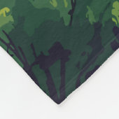 Makarska Croatia Illustration Travel Art Vintage Fleece Deken (Hoek)