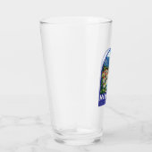 Makarska Croatia Travel Art Embleem Glas (Rechts)