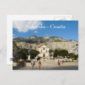 Makarska - Kroatië Briefkaart (Voorkant / Achterkant)
