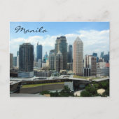 makati skyline briefkaart (Voorkant)