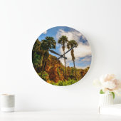 Makauwahi Cave Palm Trees, Kauai, Hawaii Grote Klok (Huis)