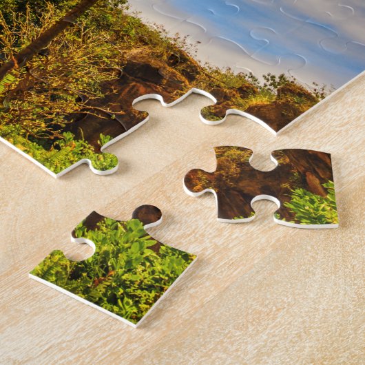 Makauwahi Cave Palm Trees, Kauai, Hawaii Legpuzzel (Zijkant)