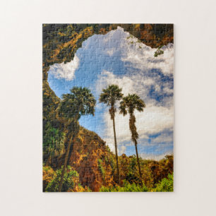Makauwahi Cave Palm Trees, Kauai, Hawaii Legpuzzel