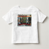 Makawao, Hawaii - Grote letterscènes Kinder Shirts (Voorkant)