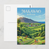 Makawao VS Briefkaart (Voorkant / Achterkant)