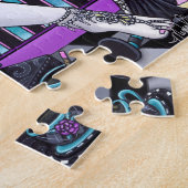 Makayla Couture Tea Party Gothic Fairy Puzzle Legpuzzel (Zijkant)