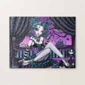 Makayla Couture Tea Party Gothic Fairy Puzzle Legpuzzel (Horizontaal)