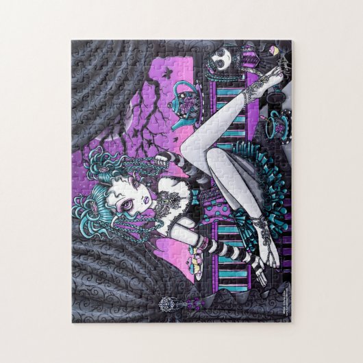 Makayla Couture Tea Party Gothic Fairy Puzzle Legpuzzel (Verticaal)