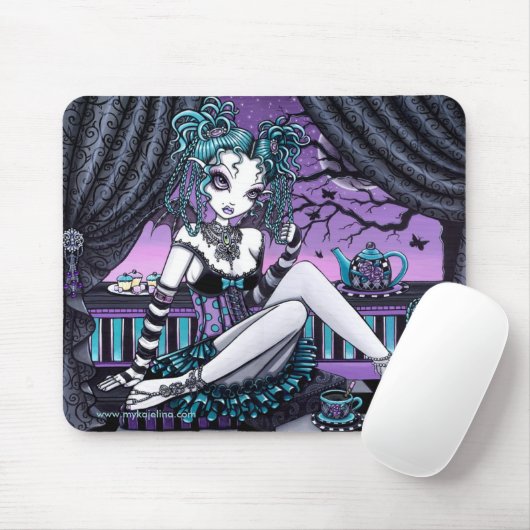 Makayla Gothic Couture Fairy Tea Party Muismat (Met muis)