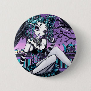 Makayla Gothic Couture Tea Party Fairy Ronde Button 5,7 Cm
