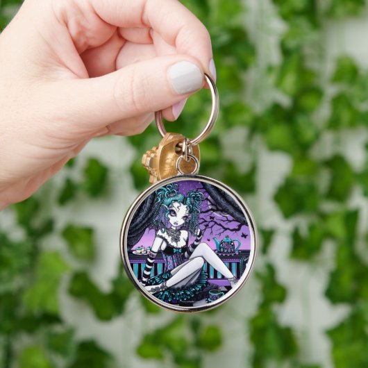 "Makayla" Gothische couture Fairy Sleutelhanger (Hand)