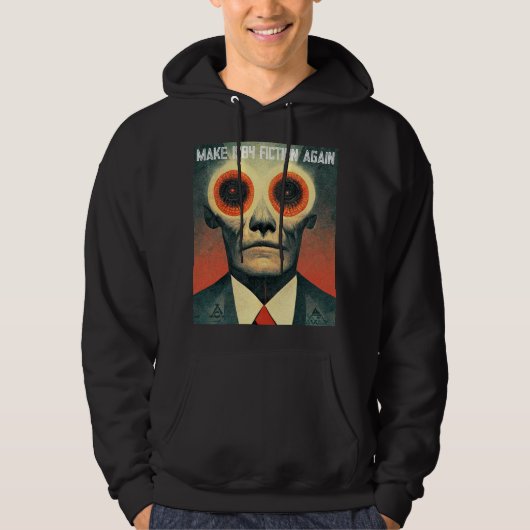 Make 1984 Fiction Again Pullover Hoodie (Voorkant)