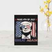 Make 4th Of July Great Again Trump Men Women 2 Sid Kaart (Gele Bloem)
