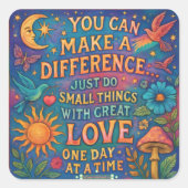 MAKE  A DIFFERENCE STICKERS (Voorkant)