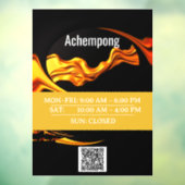 Make a First Impression: Achempong Gold Wave Busin Raamsticker (Vel 3)