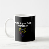 Make A Good First Impression Dental Funny Koffiemok (Links)