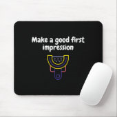 Make A Good First Impression Dental Funny Muismat (Met muis)