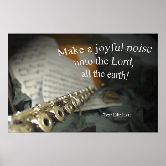 Make a Joyful Noise Poster (Voorkant)