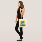 "Make a Splash" Artistieke Dolfijn Aquarel Tote Bag (Voorkant (model))