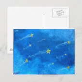 make a wish briefkaart (Voorkant / Achterkant)