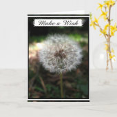 Make a Wish - Greeting Card Kaart (Gele Bloem)